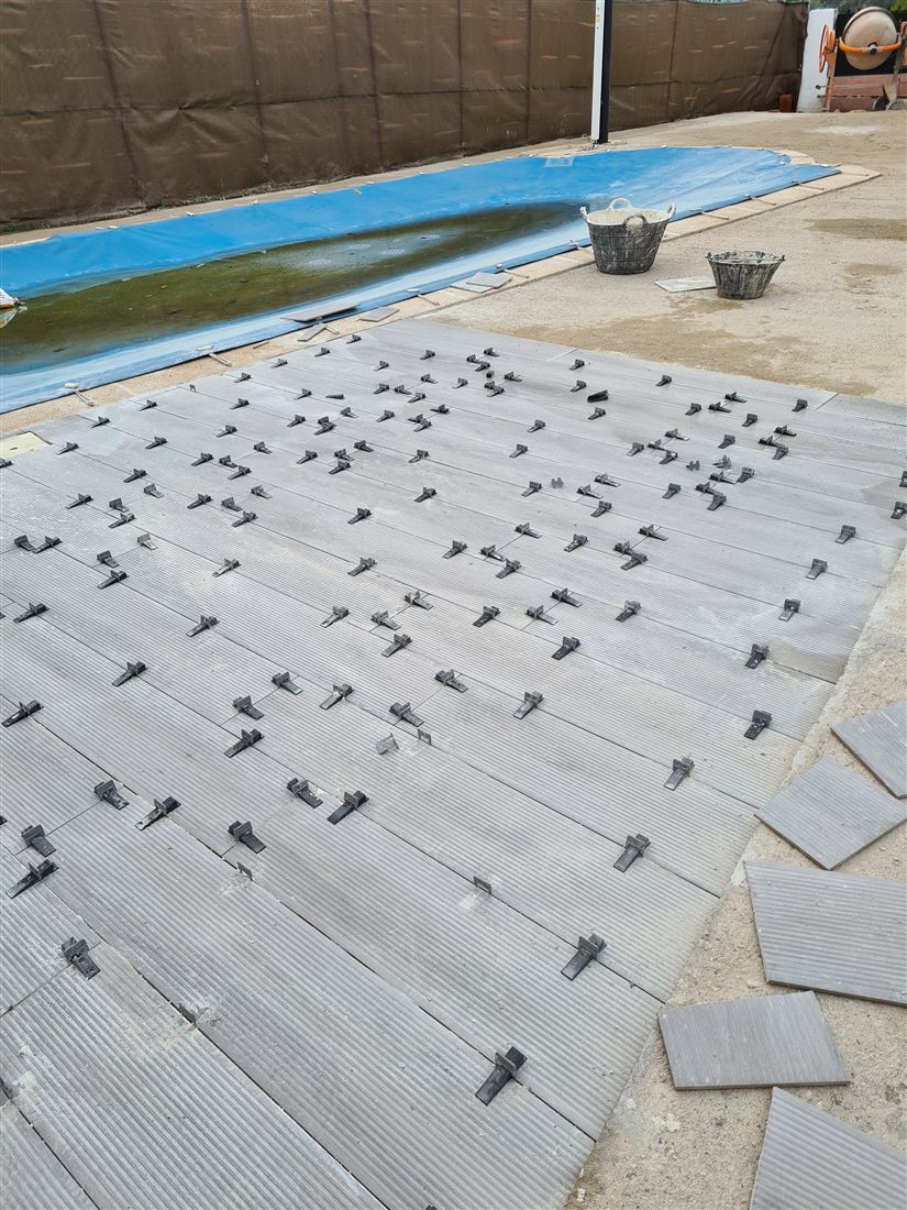 Patio exterior terminado